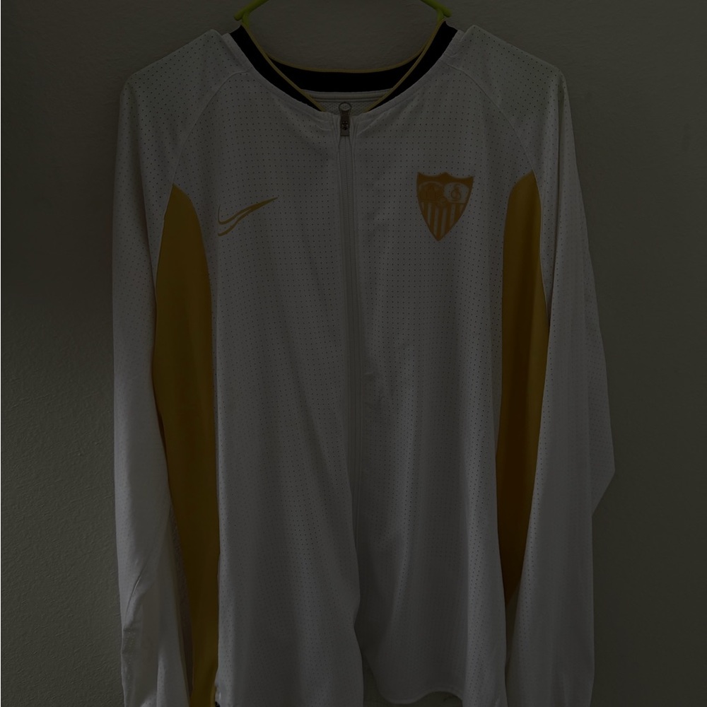Nike White and Yellow Jacket